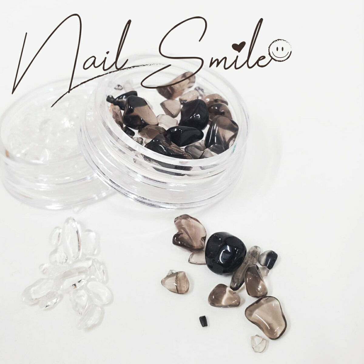 ネイルパーツ ネイルグッズ ネイル用品 ネイル ネイルアート【クリア天然石 2色】 天然石ストーン ストーン ジェルネイル セルフネイル ネイルアート ニュンス...