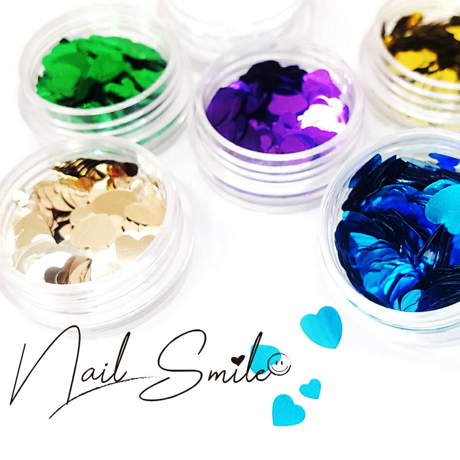 【ハートホログラム サイズランダムMIX】ネイルパーツ ハート ネイルグッズ ネイル用品 ネイル ネイルアート ジェルネイル ホログラム 量産 型 ハンドメイド...