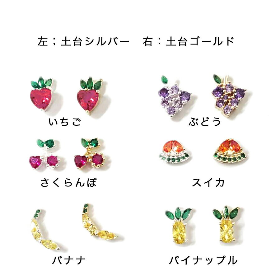 【ストーンフルーツパーツ 2p】ネイルパーツ ...の紹介画像2