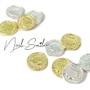 ネイルパーツ ネイルグッズ ネイル用品 ネイル ネイルアート【コインパーツ 10P】ゴールド セルフネイル ジェルネイル ハンドメイド モチーフ 硬貨モチーフのパーツです。 人気 おすすめ 可愛い かわいい