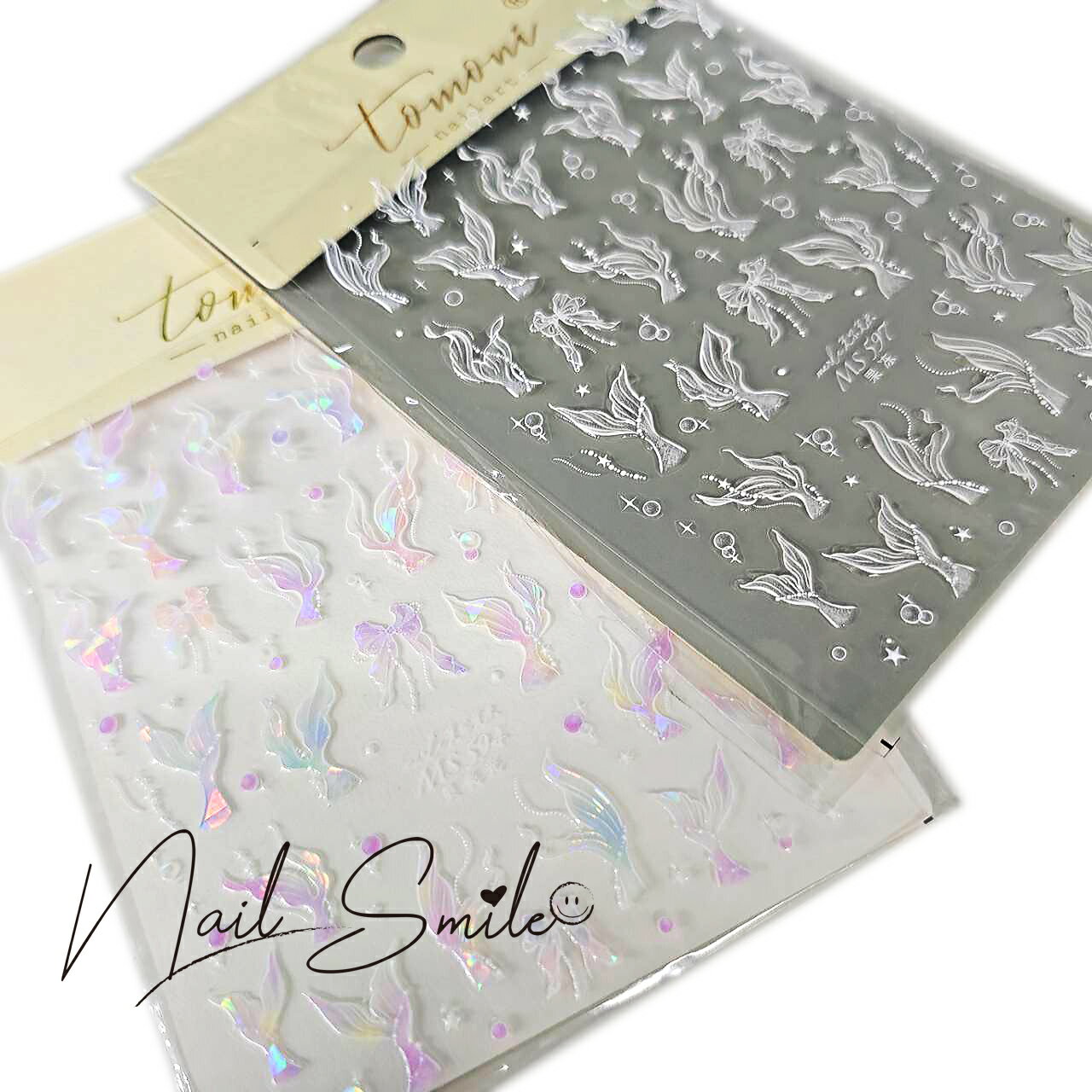 ネイルパーツ ネイルグッズ ネイル用品 ネイル ネイルアート マーメイドシール MS594 MS597 ネイルシール ステッカー レジン ハンドメイド 海 夏 ...