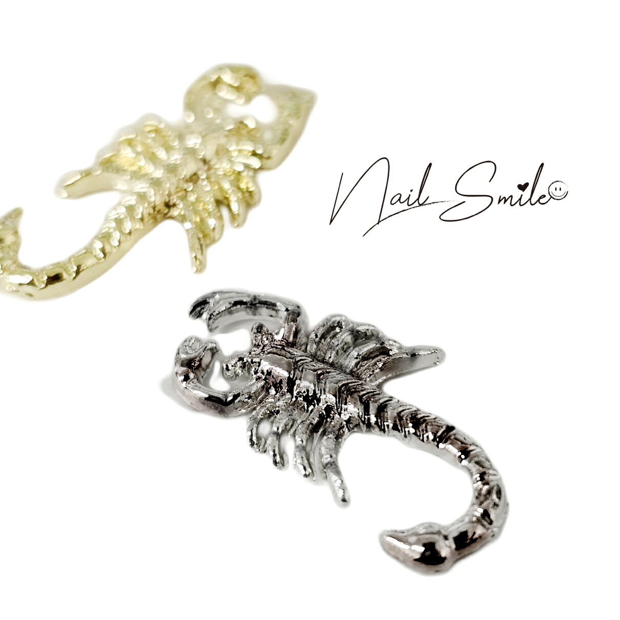 ネイルパーツ ネイルグッズ ネイル用品 ネイル ネイルアート サソリメタルパーツ ( 4P ) パーツ メタル..