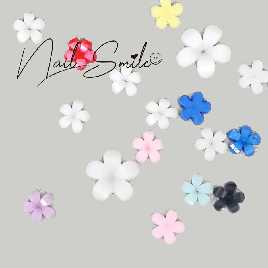【樹脂】ネイルパーツ ネイルグッズ ネイル用品 ネイル ネイルアート フラワーパーツ ( S 30個 M 20個 ) パーツ 樹脂 ハンドメイド レジン 埋め込...