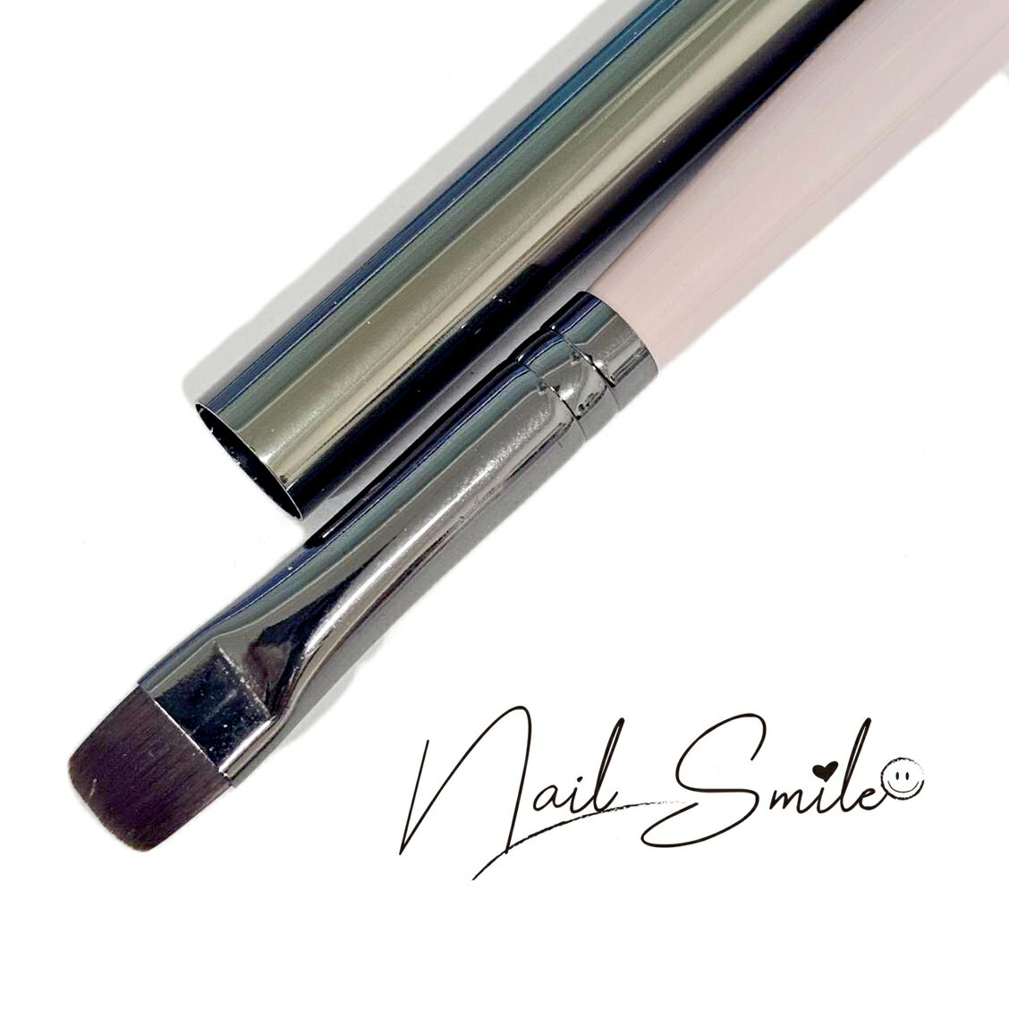 【ワイドスクエアオーバルブラシ】ネイルブラシ ジェルブラシ グラデーションブラシ ジェルネイル アート用品