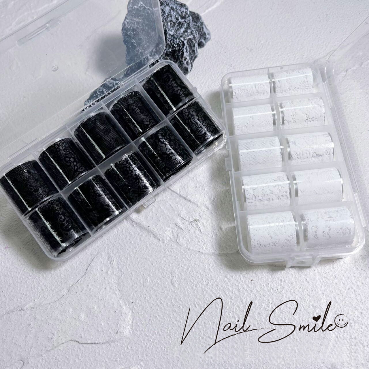 ネイルパーツ ネイルグッズ ネイル用品 ネイル ネイルアート【転写レースシートセット】 転写 ホイル レース 柄 プリント 総柄 シート