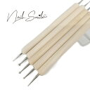 ネイルアート ネイル ジェルネイル ジェルアート【5本セット ドットペン】ハンドメイド セルフネイル 痛ネイル 3Dネイル