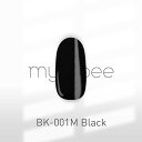 マイビー my&bee カラージェル BK－001M ブラック 2．5g ジェルネイル ジェルカラー