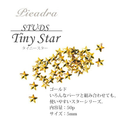 ネイルパーツ スタッズ シャレドワ SHAREYDVA スタッズ タイニースター ゴールド 50P ネイル パーツ アート ネイルパーツ スタッズ シャレドワ SHAREYDVA スタッズ タイニースター ゴールド 50P ネイル パーツ アート