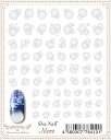 【4/1限定 ポイント5倍】【取寄】ネイルシール 花 フラワー 写ネイル sha-nail 写ネイルMore ウォータードロップス（ホワイト）