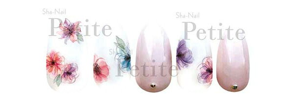 ネイルシール 花 フラワー 写ネイルPetite エックスレイフラワー