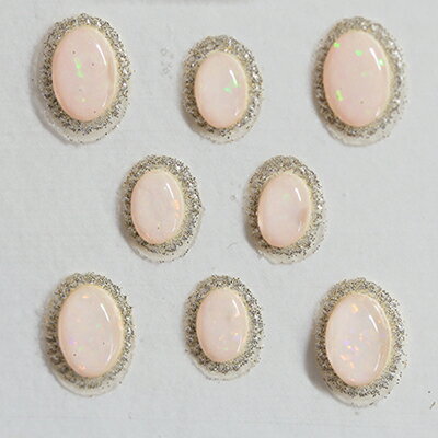 【取寄】ネイルパーツ ストーンピカエース 187W シャインオパール 蓄光 ルミグロウW ピンクレッド