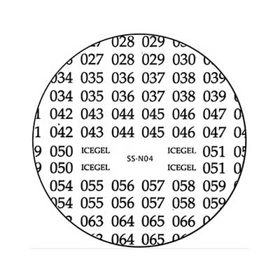 ネイルシール ナンバー 数字 アイスジェル ナンバリングステッカー SS-N04