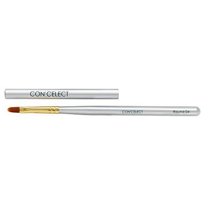 ジェルブラシ ラウンド コンセレクト ネイルブラシ ラウンド 04 （キャップ付）