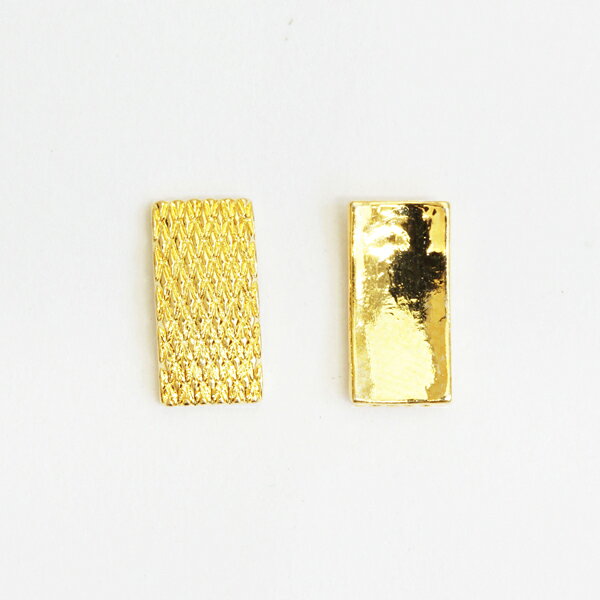ネイルパーツ メタルパーツ SHAREYDVA シャレドワ ネイルパーツ メッシュモロッコ レクタングル ゴールド 8P nailstudy-10036078 ネイル用品 nailstudy サンプル画像3