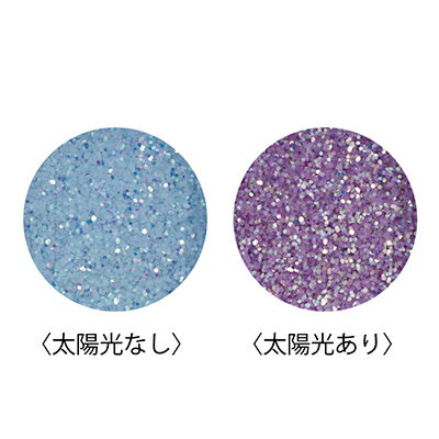 太陽光 グリッター ラメ MATIERE（マティエール）サンライトエフェクトグリッター ブルー（パープル）