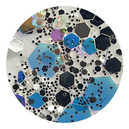 ネイルアート グリッター ラメホロ MIX SHAREYDVA シャレドワ グリッター ホロミックス プリズムシルバー