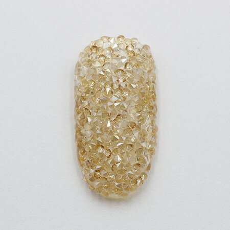 ネイルパーツ Vカットストーン クリスタル MATIERE（マティエール）クリスタル グレイン ブライト アンバー 1440pcs