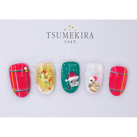 ネイルアート 高粘着 ネイルシール ラビットガーデン ネイルシール ツメキラ Yeung Pui Lun プロデュース1 Rabbit Garden NN-YPL-101