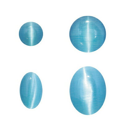 【2/1限定 ポイント5倍】ネイルパーツ キャッツアイ ストーン MATIERE（マティエール）キャットアイ ストーン ライトブルー 24個入