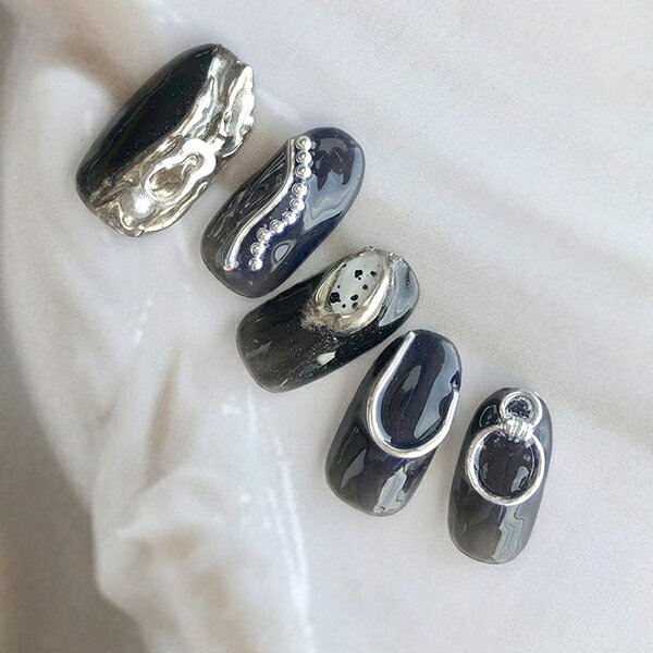 Bonnail accessory(アクセサリー) ドゥザノー シャイニーシルバー nailstudy-10038969 ネイル用品 nailstudy サンプル画像2