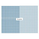 【5/1限定 ポイント5倍】D.Nail シール 05 blue チェック柄