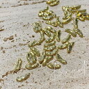 【5/1限定 ポイント5倍】D Nail ロングメタル S ゴールド 10P