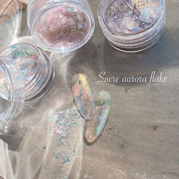 NOVEL Sucre aurora flake figue