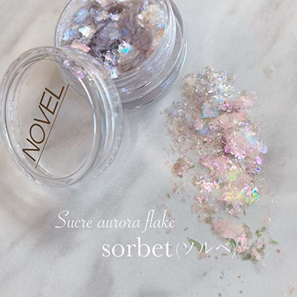 NOVEL Sucre aurora flake sorbet