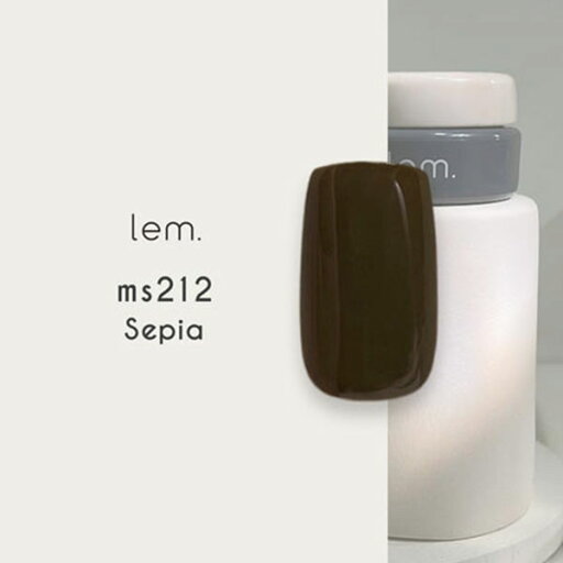 lem.(レム) カラージェル ms212 セピア lem.(レム) カラージェル ms212 セピア
