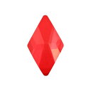 MATIERE(マティエール) ガラスストーン ランバス レッド 10mm*6mm 5p