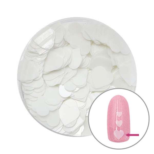 MATIERE(マティエール) ハートホログラム ホワイト 4mm