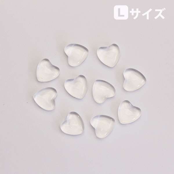 SHAREYDVA クリアシリーズ ハート L 10P