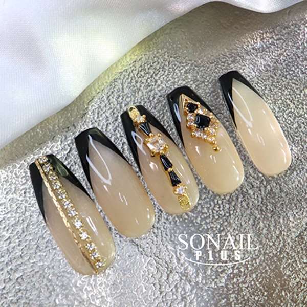 SONAIL PLUS AIKOセレクト ウォッチ ジュエルストーン アクセサリー ブラック FY00...