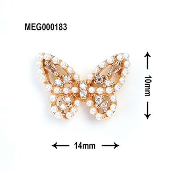 SONAIL×MEG リファインド バタフライ ミニパール ゴールド MEG000183