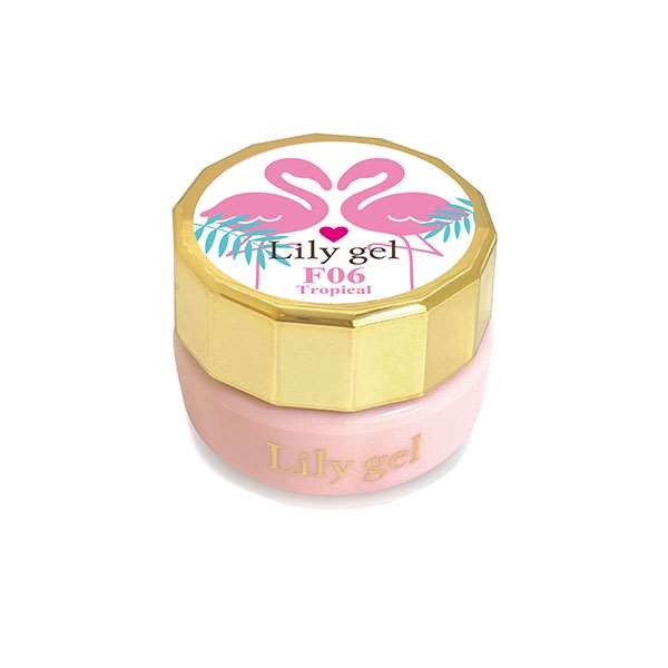 ネイル用品 nailstudyのリリージェル カラージェル フラミンゴシリーズ #F06 トロピカル｜アングル2