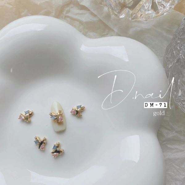 乐天商城 - D．nail　ジュエリービジューパーツ　DM−71　ランダムビジューハート