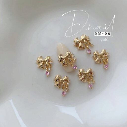 D.nail ジュエリービジューパーツ DM−96 チャームリボン D.nail ジュエリービジューパーツ DM−96 チャームリボン