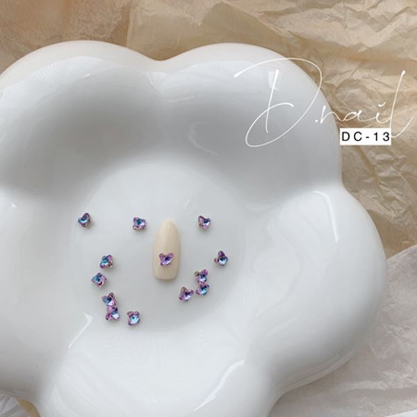 D．nail　デコレーションストーン　DC−13　蝶々　パープルブルー