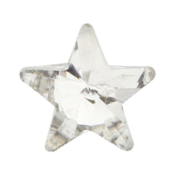 MATIERE（マティエール）　ガラスストーン　スター（3DB）　クリスタルクリアー　5×5mm