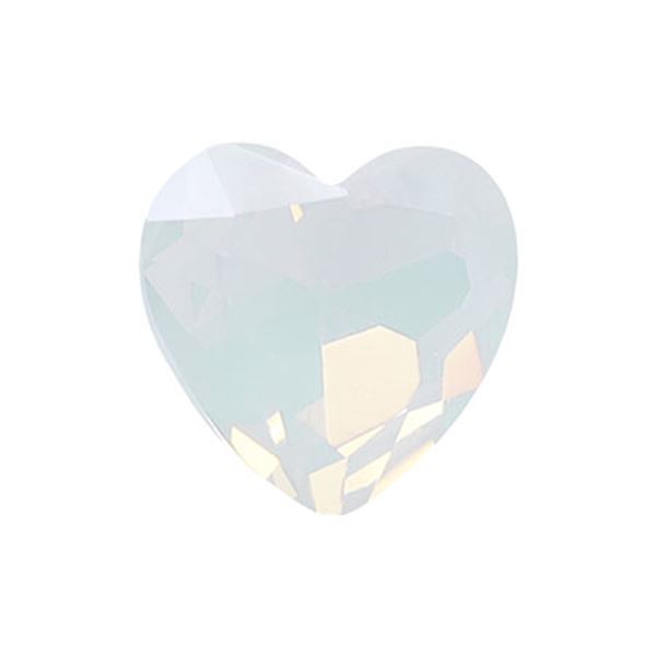 SONAIL　ハート　ホワイトオパール　10×10mm　FY000966