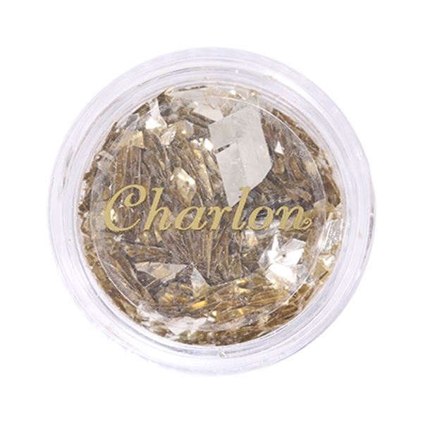 シャルロン　ミラーホロ　ピーチゴールド　乱切り