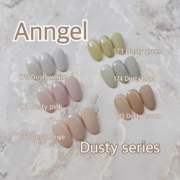 Ann　Professional　カラージェル　ダスティカラー　173　ダスティグリーン　4g nailstudy-10045031 ネイル用品 nailstudy サンプル画像2