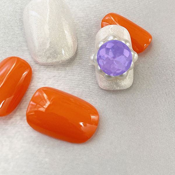 ラコララン クイックジェルシール 10 スキニーフレンチ ペディ【楽天倉庫直送h】 化粧品 コスメ ネイルアート ジェルネイルシール