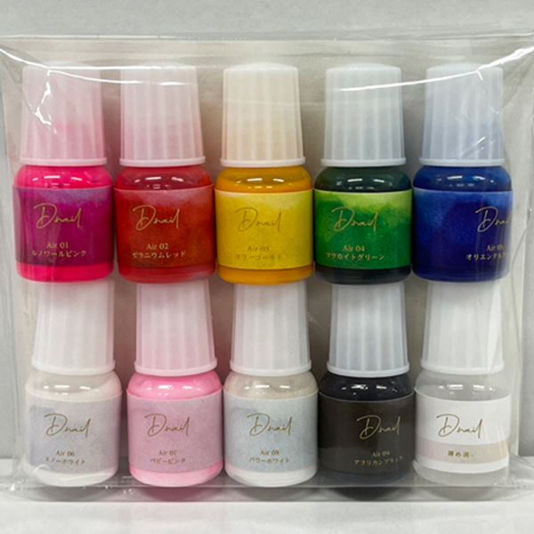 D.nail Acrylic Air Paint Set (アクリリック エアー ペイント セット)