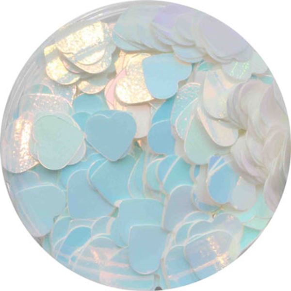 MATIERE(マティエール) ハートホログラム オーロラブルー 4mm