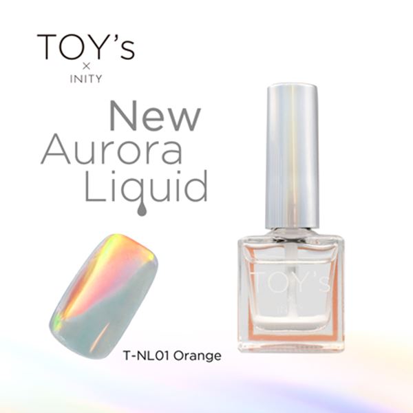 TOY's × INITY ニューオーロラリキッド T-NL01 オレンジ 7ml