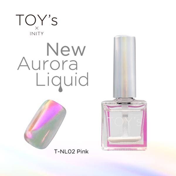 TOY's × INITY ニューオーロラリキッド T-NL02 ピンク 7ml