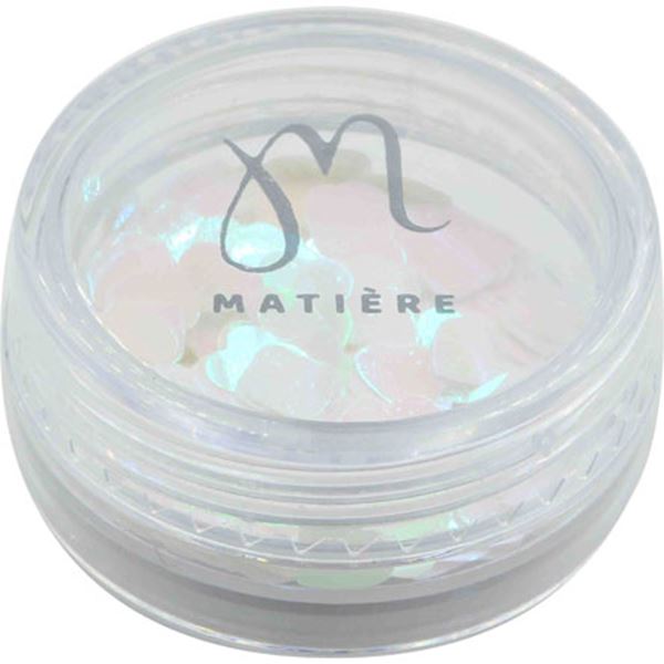 ネイル用品 nailstudyのMATIERE(マティエール) ハートホログラム オーロラピンク 4mm｜アングル2