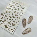 NOVEL Nuance leopard sticker (gold) mF jAXIp[hXebJ[ S[h