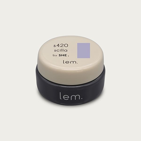 ネイル用品 nailstudyのlem.(レム) カラージェル s420 シラー 3g｜アングル2